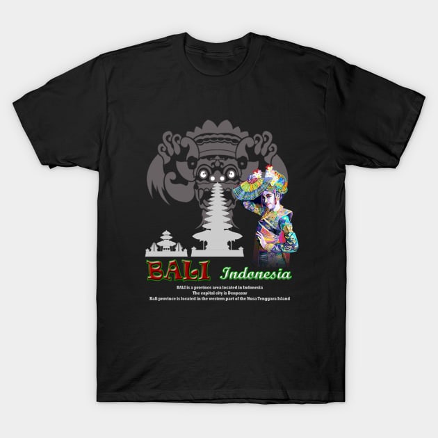 Bali island T-Shirt by kuntyul